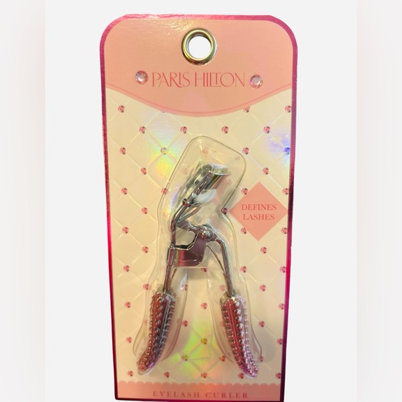 Paris Hilton Pink Eyelash Curler and 24 Piece Eyeshadow Palette Set NWT - Picture 6 of 7